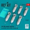 RESKIT RS48-0545 AN-M64 bombs (6 pcs) (500 lbs) for all USAF & RAF of WW2 & Korean War (3D Printed) 1/48